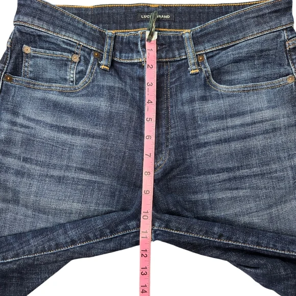 Lucky Brand Men 32x30 410 Athletic Slim Straight Leg‎ Denim Jeans Faye